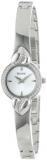 Bulova Women's 96X111 Crystal Pendant and Bangle Set White Dial Watch