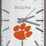 Bulova Women's Alabama Crimson Tide Bama Silver Rectangle Watch
