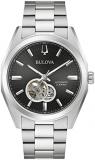 Bulova Automatic Watch 96A270, Silver, Bracelet