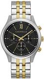 Caravelle Dress Chronograph Mens Watch, Stainless Steel , Two-Tone (Model: 45A143)