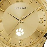 Bulova Men's Clemson University Tigers Gold Watch Gold Circle Watch
