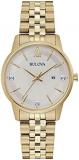 Bulova 97L155 Women's Gold Tone Stainless Steel Gold with Date 3-Hand Analog Watch