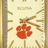 Bulova Men's LSU Tigers Louisiana State Gold Rectangle Watch
