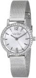 Bulova Women's 43L170 Caravelle New York Crystal-Accented Stainless Steel Watch with Mesh Bracelet