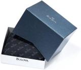 Bulova Men's 96E108 Diamond Case Black Dial Bracelet Watch