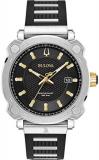 Bulova Men's Analogue Quartz Watch with Silicone Strap 98B319