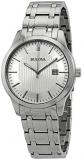 Bulova Men's 96B245 Silver Stainless-Steel Japanese Quartz Fashion Watch