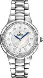Bulova Ladies8217; Rosedale 30-Diamond Mother of Pearl Dial Watch, 96R174