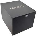 Bulova Classic Chronograph Mens Watch, Stainless Steel Diamond , Black (Model: 98D147)