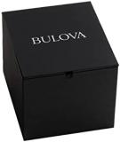 Bulova 98A294 Gold-Tone Skeleton Dial Gunmetal Grey Bracelet Mens Automatic Watch