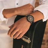 Bulova Men's Analog Quartz Watch with Stainless Steel Strap 98A188