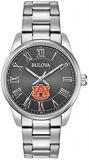 Bulova Men's Auburn University Tigers Watch Stainless Steel Black