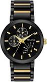 Bulova Men's Classic Black Dial Watch - 98C124