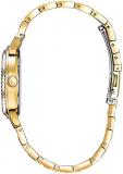 Bulova Women's 98N112 Swarovski Crystal Analog Display Quartz Gold Watch