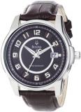 Bulova Men's 96B128 Precisionist Claremont Brown Leather Watch