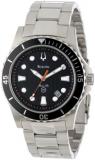 Bulova Men's 98B131 Marine Star Black Dial Bracelet Watch