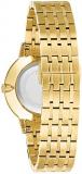 Bulova Classic Quartz Ladies Watch, Stainless Steel Diamond , Gold-Tone (Model: 97P123)
