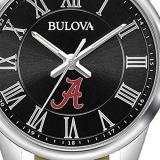 Bulova Men's Clemson University Tigers Brown Leather Watch
