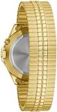 Caravelle Traditional Quartz Mens Stainless Steel Expansion Light Up