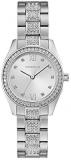 Caravelle by Bulova Sport Quartz Ladies Watch, Stainless Steel , Silver-Tone (Mo...