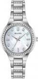 Bulova Women's Crystals Mother of Pearl Dial Watch - 96X147