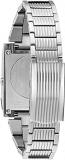 Bulova Men's Computron Quartz Watch with Stainless Steel Strap, Silver, 22 (Model: 96C139)