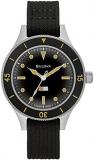 Bulova Men's Mil Ships Archive Limited Edition Automatic Black NATO Strap Watch ...