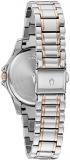 Bulova 98N110 Mother of Pearl Dial Two-Tone Rose Gold Stainless Steel Bracelet Women's Chronograph Watch