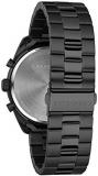 Caravelle by Bulova Men's Sport Chronograph Quartz Black Ion Plated Stainless Steel Watch, Black Dial Style: 45B150