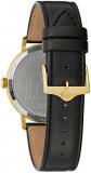 Bulova Men's Masonic Gold Tone with Black Leather Strap 3-Hand Quartz Watch Style: 97A149