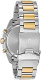 Bulova Men's Marine Star Chronograph Quartz Watch, Luminous Markers, Rotating Dial, 100M Water Resistant, 43mm