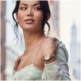 Bulova Ladies' Crystal Phantom 3-Hand, Small Second Hand Quartz Watch, Mother-of-Pearl Dial