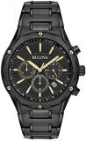 Bulova Men's Classic 6-Hand Chronograph Calendar Quartz Watch, 24 Hour Time, Lum...