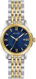 Bulova Women's Classic Stainless Steel Watch and Mother of Pearl Dial