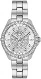 Bulova Ladies' Classic Crystal Stainless Steel 2-Hand Quartz Watch, Pave Dial Style: 96L236