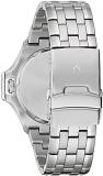 Bulova Men's Classic Stainless Steel 3-Hand Calendar Quartz Watch, Black Dial Style: 98B297