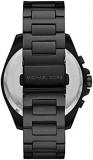 Michael Kors Men's Watch Brecken, 45mm case Size, Chronograph Movement, Stainless Steel Strap