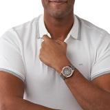 Michael Kors Men's Brecken Quartz Watch with Stainless Steel Strap, Gunmetal, 22 (Model: MK8868)