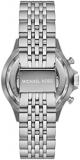 Michael Kors Men's Bayville Automatic Watch with Stainless Steel Strap, Silver, 22 (Model: MK9045)