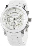 Michael Kors Men's MK8108 Runaway Stainless Steel White Watch