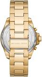 Michael Kors Men's Wren Chronograph Gold-Tone Stainless Steel Watch (Model:MK8928)