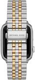 Michael Kors Interchangeable Watch Band Compatible with Your 42mm/44mm/45mm Apple Watch- Stainless Steel Bracelet Bands for Apple Watch Series 8/7/6/5/4/3/2/1/SE