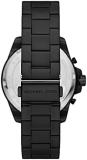 Michael Kors Men's Wren Chronograph Black-Tone Stainless Steel Watch (Model:MK8933)