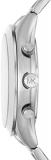 Michael Kors Men's Slim Runway Quartz Watch with Stainless Steel Strap, Silver, 22 (Model: MK8910)