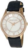 Michael Kors Women's Lauryn Stainless Steel Analog-Quartz Watch with Leather Str...