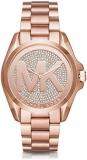 Michael Kors Women's Bradshaw Rose Gold Tone Stainless Steel Watch MK6437