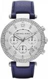 Michael Kors Women's Parker MK2293 Blue Leather Quartz Watch