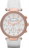 Michael Kors Watches Parker Watch (White/Rose Gold)