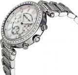 Michael Kors Women's 'Parker' Silver Super Glitz Watch - MK5572