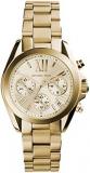 Michael Kors Bradshaw Gold Dial Gold Tone Stainless Steel Ladies Watch MK5798